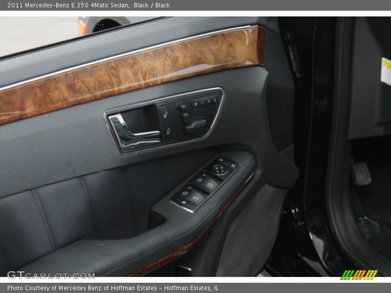 Black / Black 2011 Mercedes-Benz E 350 4Matic Sedan