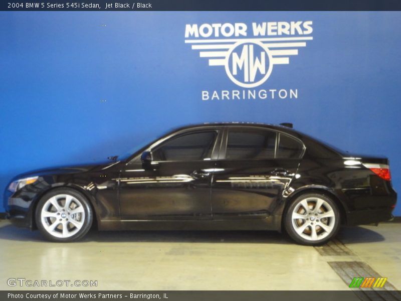 Jet Black / Black 2004 BMW 5 Series 545i Sedan
