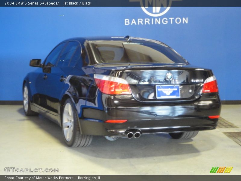 Jet Black / Black 2004 BMW 5 Series 545i Sedan