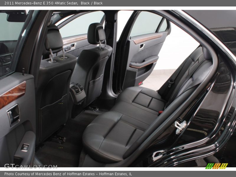 Black / Black 2011 Mercedes-Benz E 350 4Matic Sedan