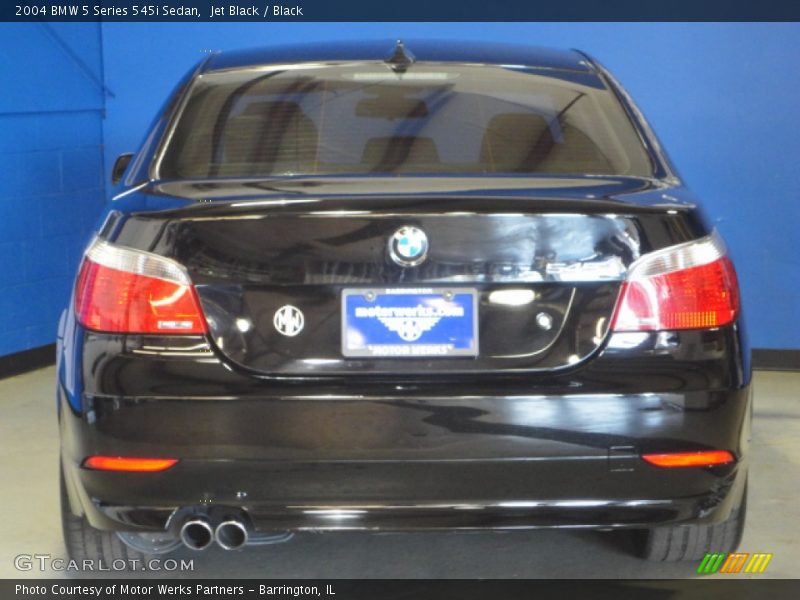 Jet Black / Black 2004 BMW 5 Series 545i Sedan