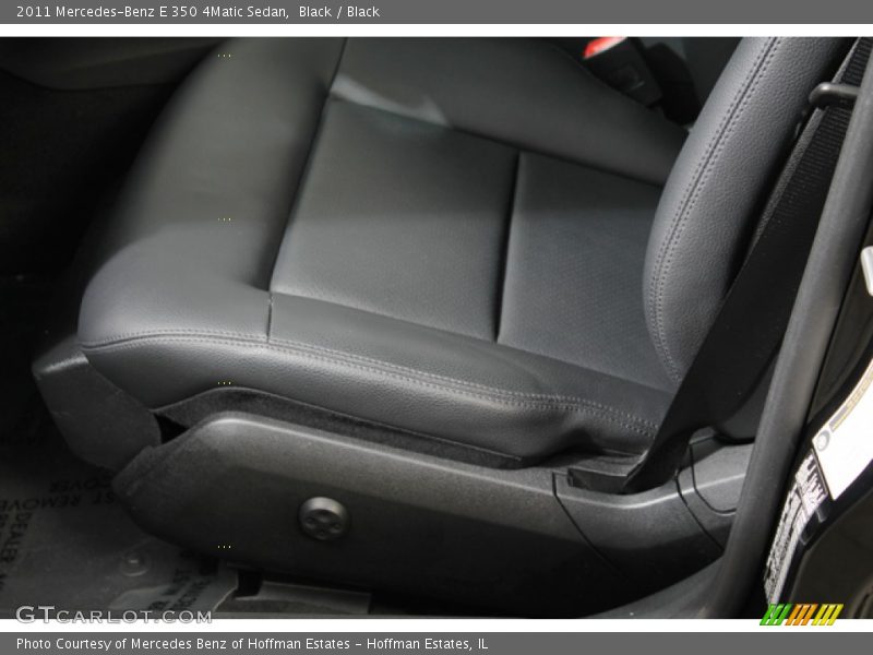 Black / Black 2011 Mercedes-Benz E 350 4Matic Sedan