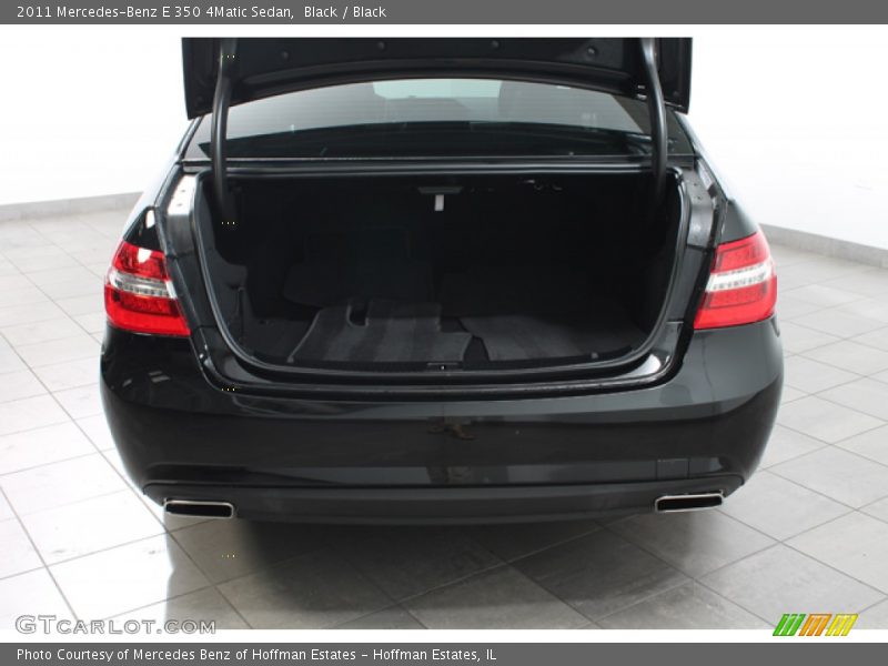 Black / Black 2011 Mercedes-Benz E 350 4Matic Sedan