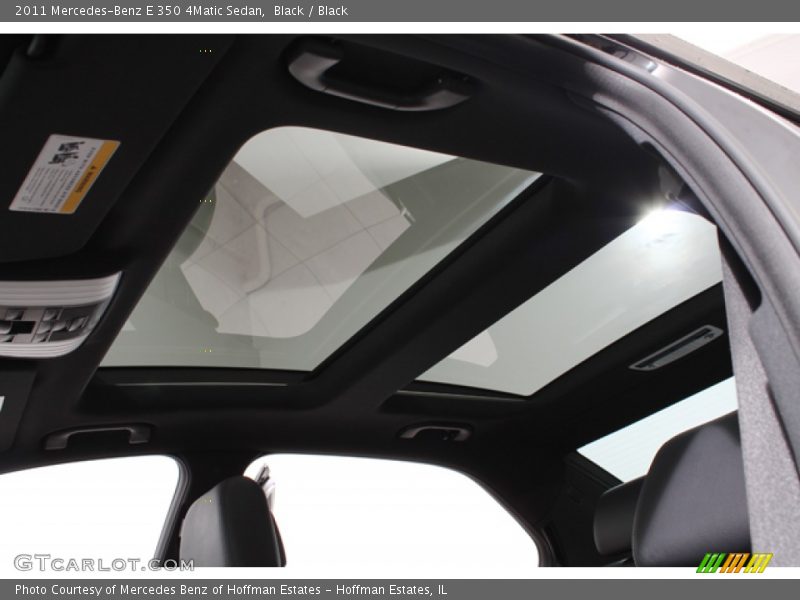 Black / Black 2011 Mercedes-Benz E 350 4Matic Sedan
