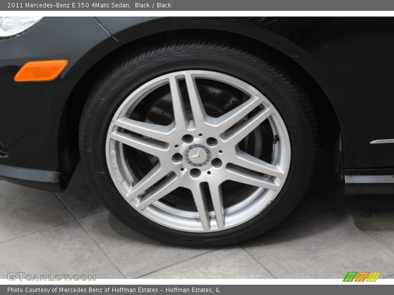 Black / Black 2011 Mercedes-Benz E 350 4Matic Sedan