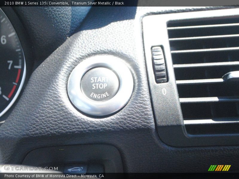 Controls of 2010 1 Series 135i Convertible