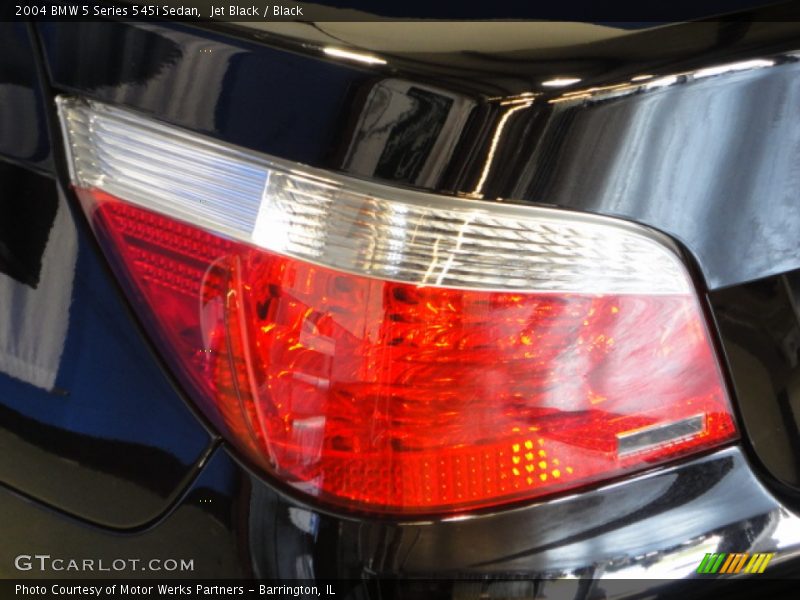 Jet Black / Black 2004 BMW 5 Series 545i Sedan