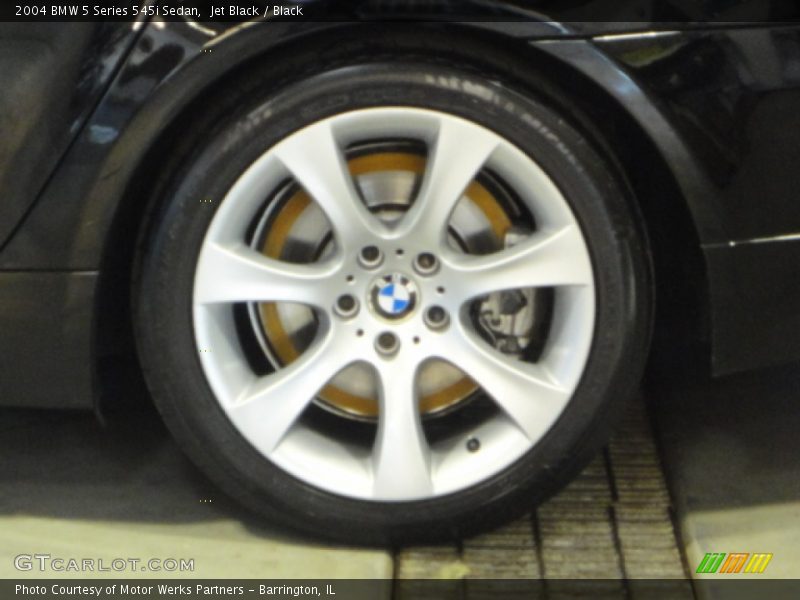 Jet Black / Black 2004 BMW 5 Series 545i Sedan