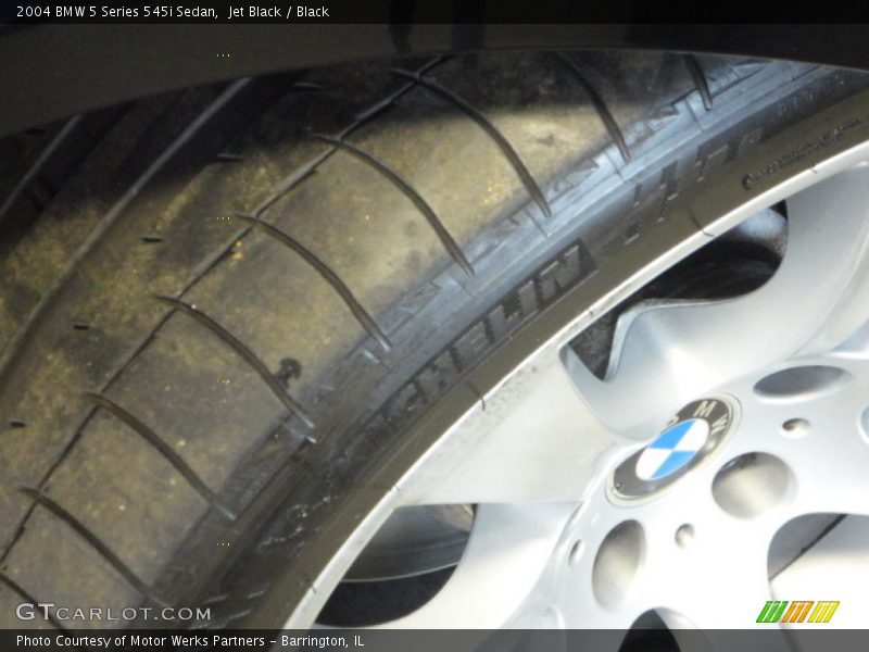 Jet Black / Black 2004 BMW 5 Series 545i Sedan