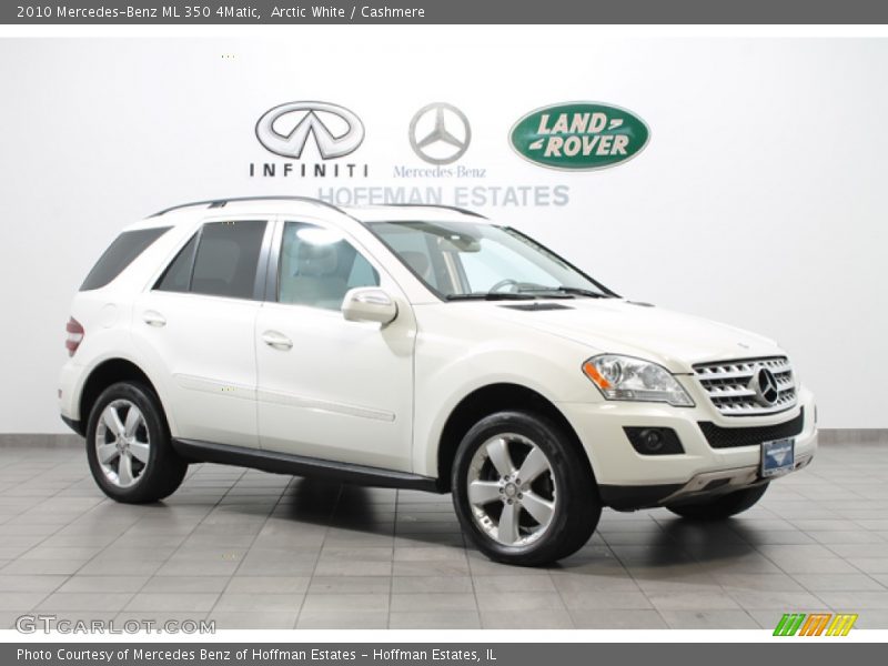 Arctic White / Cashmere 2010 Mercedes-Benz ML 350 4Matic