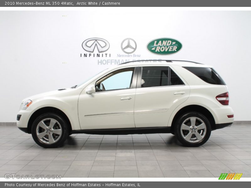 Arctic White / Cashmere 2010 Mercedes-Benz ML 350 4Matic
