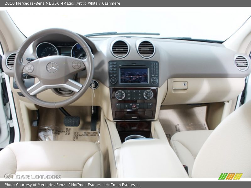 Arctic White / Cashmere 2010 Mercedes-Benz ML 350 4Matic