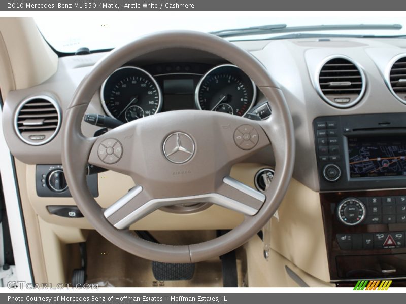Arctic White / Cashmere 2010 Mercedes-Benz ML 350 4Matic