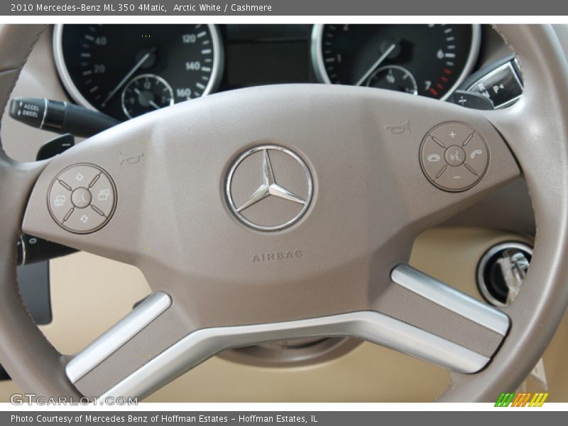 Arctic White / Cashmere 2010 Mercedes-Benz ML 350 4Matic