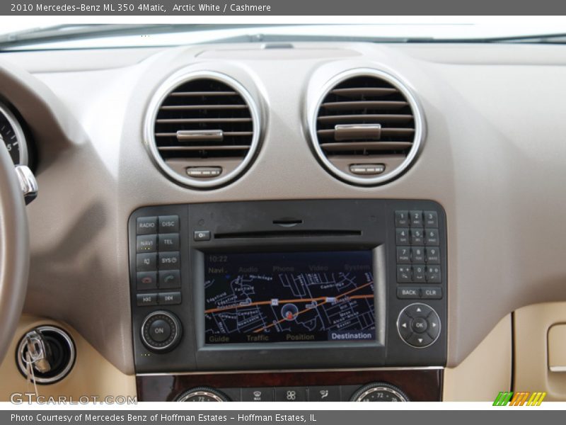Arctic White / Cashmere 2010 Mercedes-Benz ML 350 4Matic