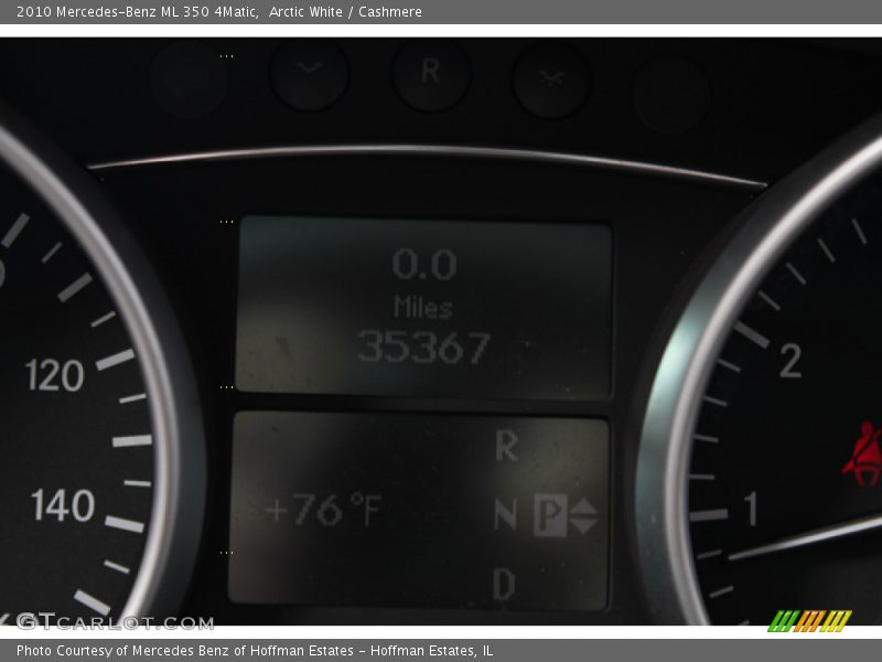 Arctic White / Cashmere 2010 Mercedes-Benz ML 350 4Matic