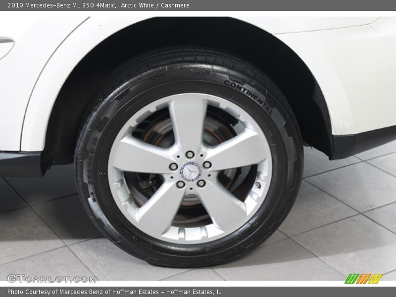 Arctic White / Cashmere 2010 Mercedes-Benz ML 350 4Matic