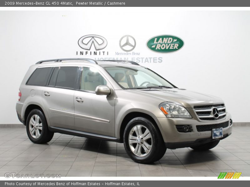 Pewter Metallic / Cashmere 2009 Mercedes-Benz GL 450 4Matic