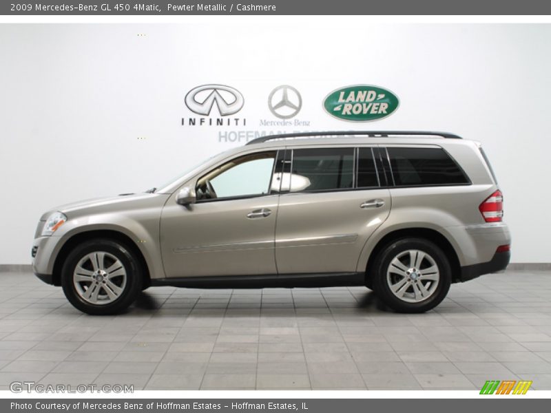 Pewter Metallic / Cashmere 2009 Mercedes-Benz GL 450 4Matic