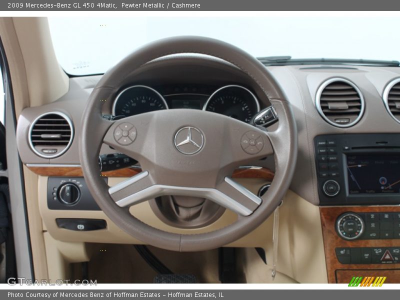 Pewter Metallic / Cashmere 2009 Mercedes-Benz GL 450 4Matic