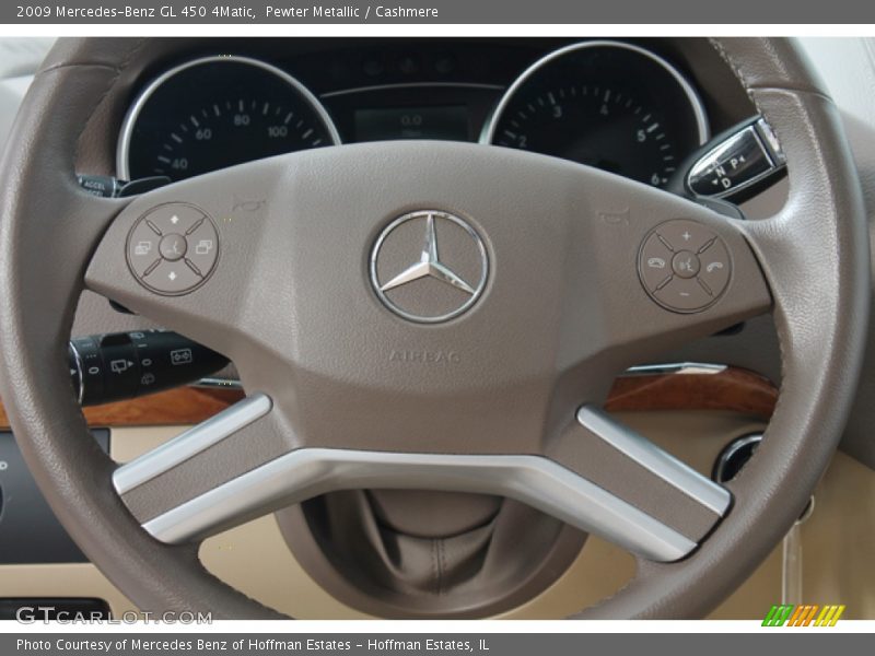 Pewter Metallic / Cashmere 2009 Mercedes-Benz GL 450 4Matic