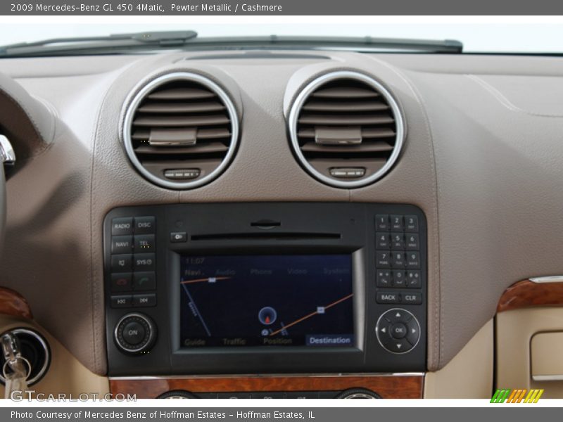 Pewter Metallic / Cashmere 2009 Mercedes-Benz GL 450 4Matic
