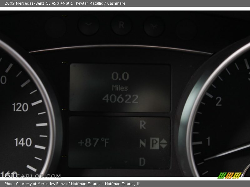 Pewter Metallic / Cashmere 2009 Mercedes-Benz GL 450 4Matic