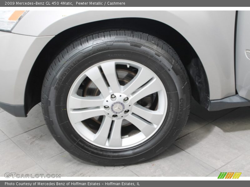 Pewter Metallic / Cashmere 2009 Mercedes-Benz GL 450 4Matic
