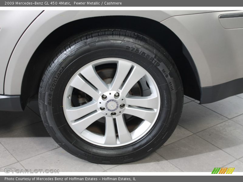 Pewter Metallic / Cashmere 2009 Mercedes-Benz GL 450 4Matic