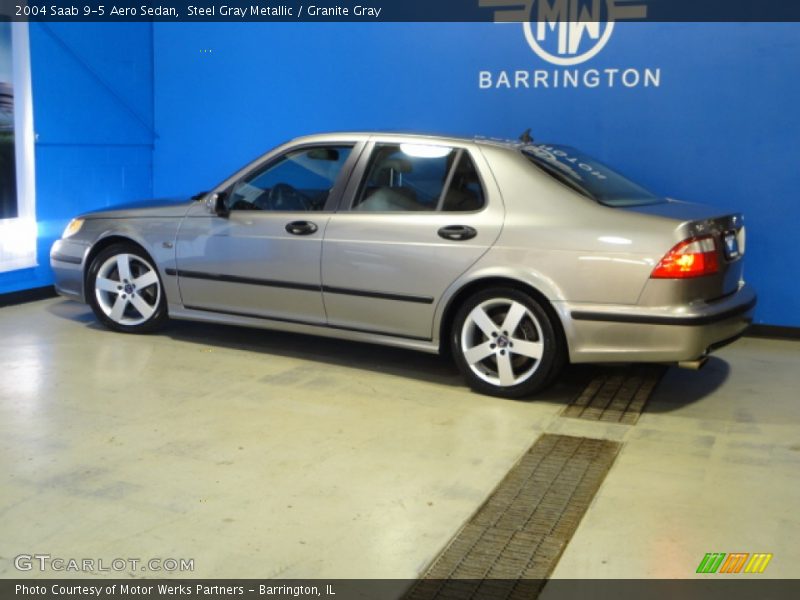 Steel Gray Metallic / Granite Gray 2004 Saab 9-5 Aero Sedan