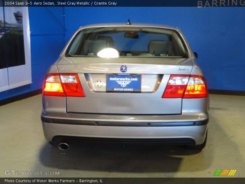 Steel Gray Metallic / Granite Gray 2004 Saab 9-5 Aero Sedan