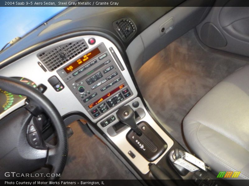 Steel Gray Metallic / Granite Gray 2004 Saab 9-5 Aero Sedan