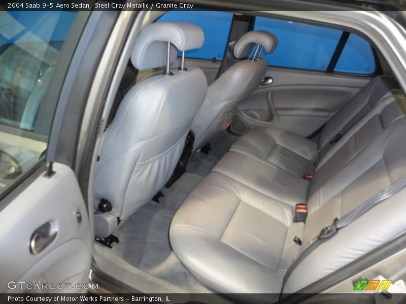Steel Gray Metallic / Granite Gray 2004 Saab 9-5 Aero Sedan