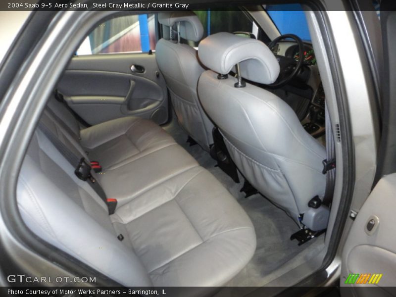 Steel Gray Metallic / Granite Gray 2004 Saab 9-5 Aero Sedan