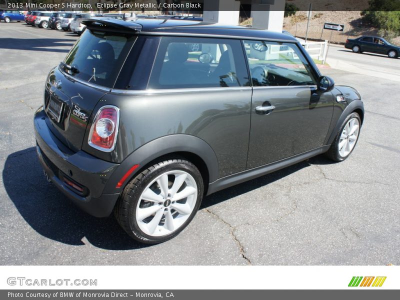 Eclipse Gray Metallic / Carbon Black 2013 Mini Cooper S Hardtop