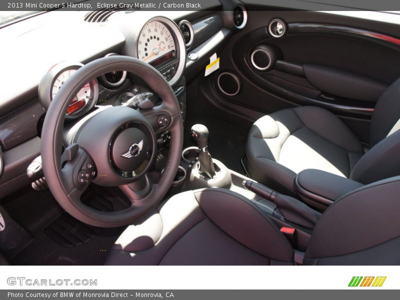 Eclipse Gray Metallic / Carbon Black 2013 Mini Cooper S Hardtop