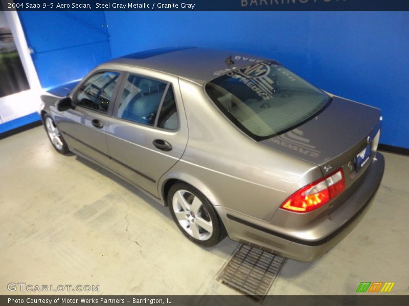 Steel Gray Metallic / Granite Gray 2004 Saab 9-5 Aero Sedan