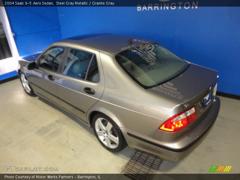Steel Gray Metallic / Granite Gray 2004 Saab 9-5 Aero Sedan