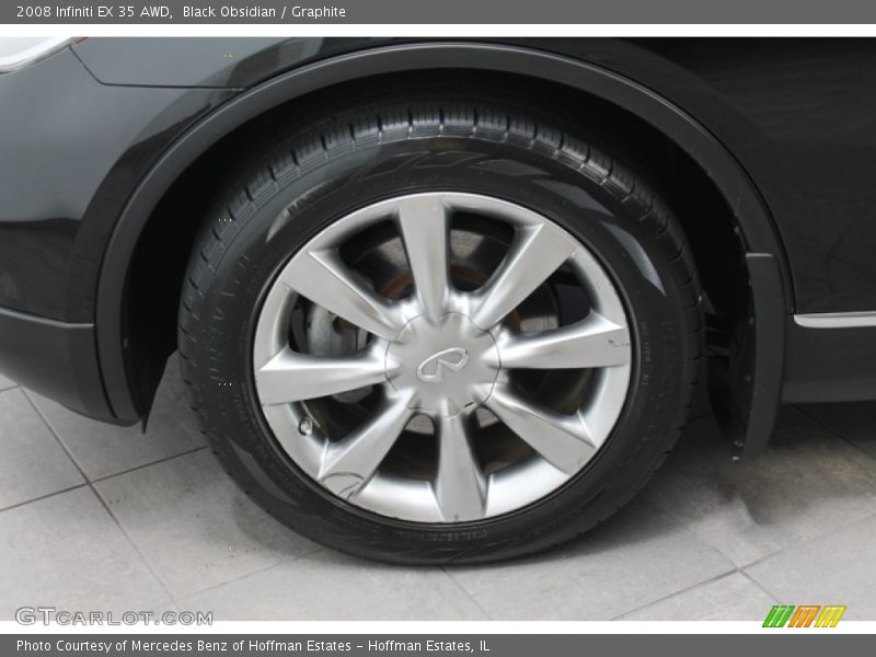 Black Obsidian / Graphite 2008 Infiniti EX 35 AWD