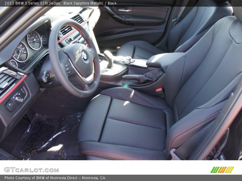 Front Seat of 2013 3 Series 328i Sedan