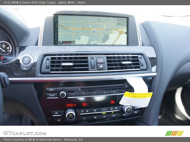 Navigation of 2013 6 Series 640i Gran Coupe