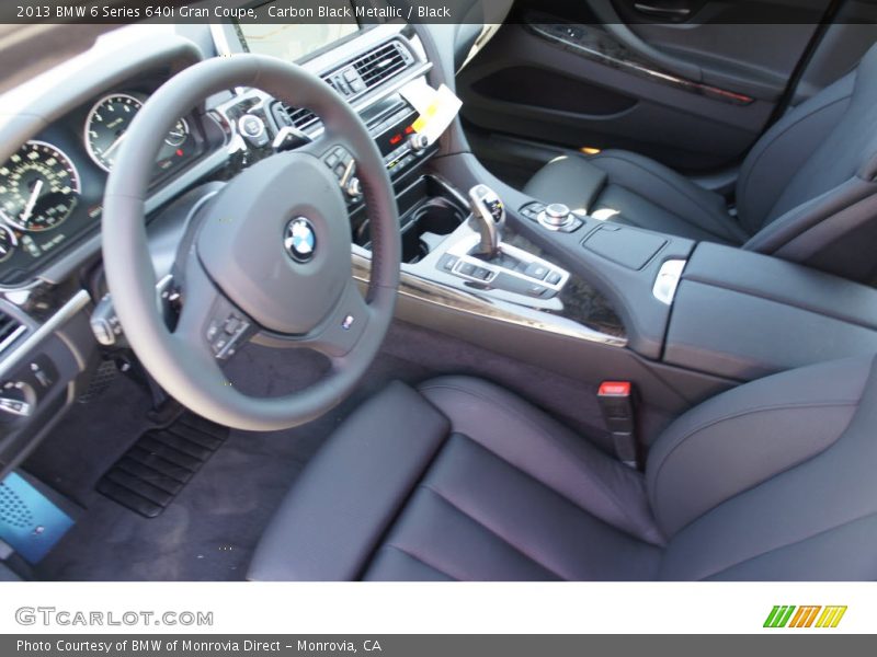  2013 6 Series 640i Gran Coupe Black Interior
