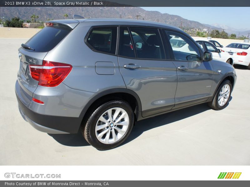 Space Gray Metallic / Black 2013 BMW X3 xDrive 28i