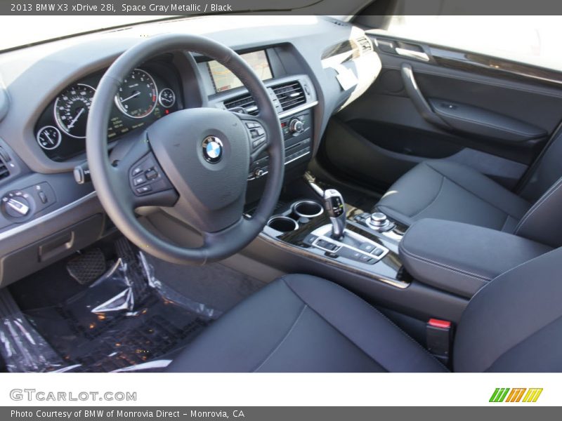 Space Gray Metallic / Black 2013 BMW X3 xDrive 28i