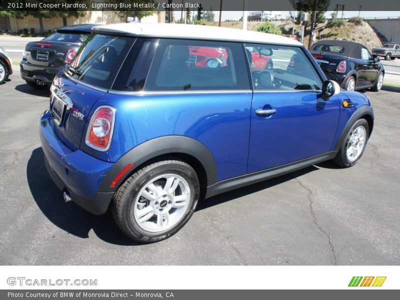 Lightning Blue Metallic / Carbon Black 2012 Mini Cooper Hardtop