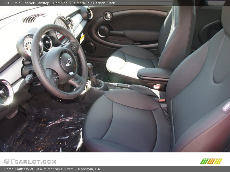 Lightning Blue Metallic / Carbon Black 2012 Mini Cooper Hardtop