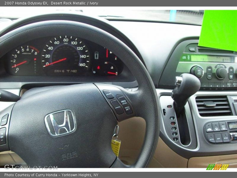 Desert Rock Metallic / Ivory 2007 Honda Odyssey EX