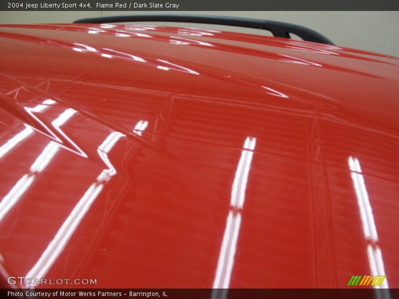 Flame Red / Dark Slate Gray 2004 Jeep Liberty Sport 4x4