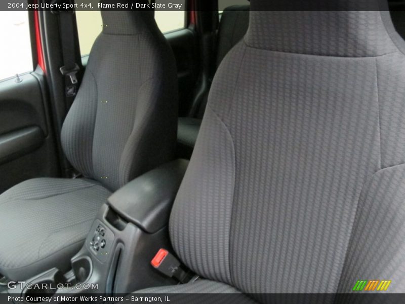 Flame Red / Dark Slate Gray 2004 Jeep Liberty Sport 4x4