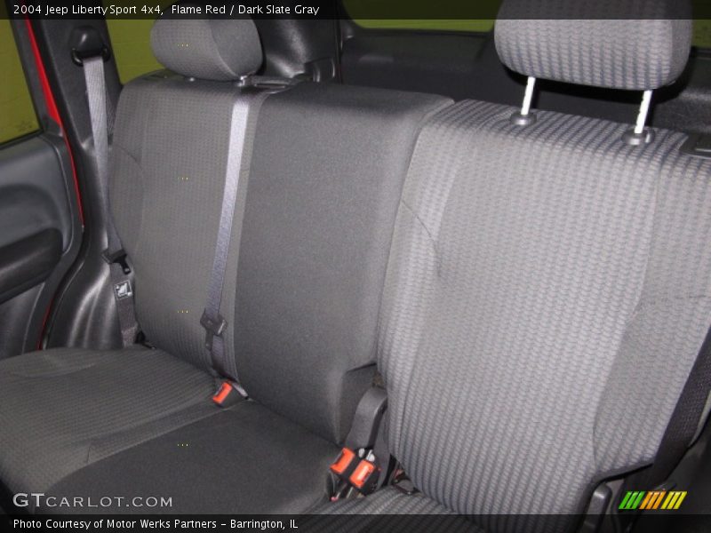 Flame Red / Dark Slate Gray 2004 Jeep Liberty Sport 4x4